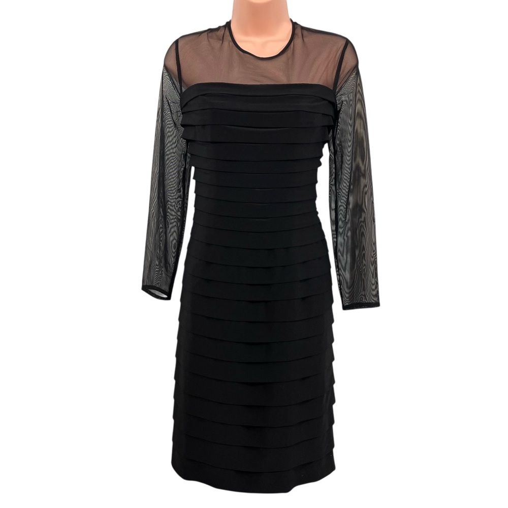 Lauren Ralph Lauren Elegant Black Pleated Dress